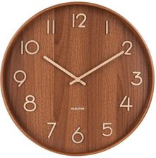 Zdjęcie Karlsson Zegar Ścienny Pure Large Dark Basswood (Ka5810Dw) - Wronki