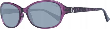 okulary damskie Guess GU7356 fioletowe czarne etui