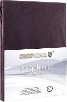Decoking Prześcieradło Jersey Nephrite Chocolate R 120X200 Cm