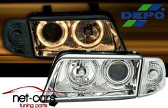Zdjęcie LAMPY REFLEKTORY FK AUDI A4 B5 -98 ANGEL EYES B DC DP 0357 - Oświęcim