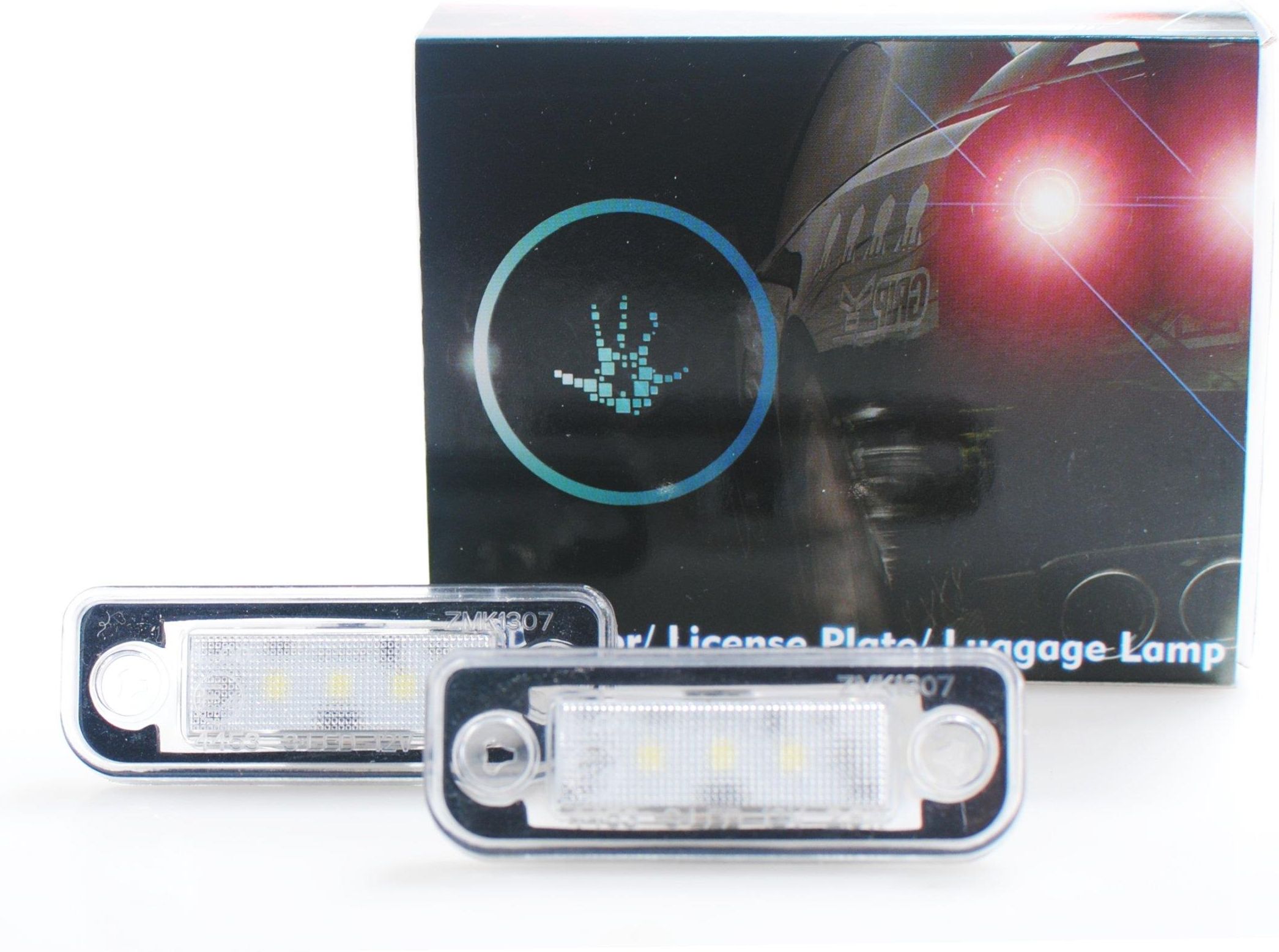Set 2 Luci Targa A LED Per Mercedes W203 W211 W219 R171: Compatibile Con A2118201556, Facile Installazione