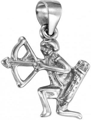 Norbisrebro Piękny Srebrny Rodowany Znak Zodiaku Strzelec Idsrstrzelec