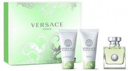 Versace woda toaletowa 50ml + balsam do ciała 50ml + żel pod prysznic 50ml