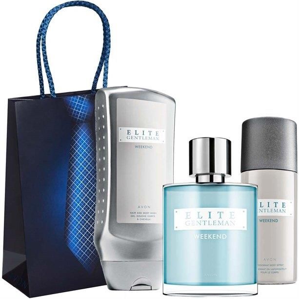 Avon Elite Gentleman Weekend woda toaletowa 75ml + dezodorant w sprayu ...