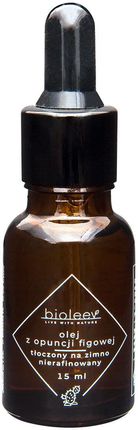 Bioleev olej z opuncji figowej zimnotłoczony kosmetyczny 15ml