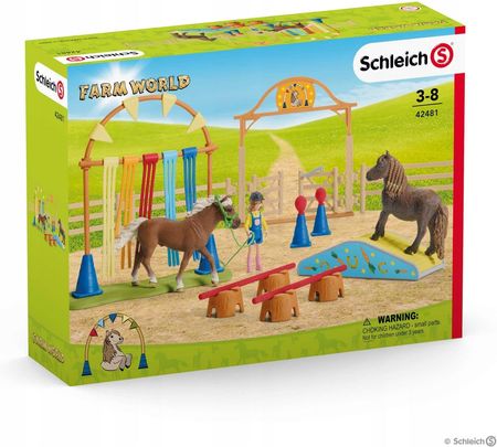 Schleich Trening Zręcznościowy Dla Kuców 42481 