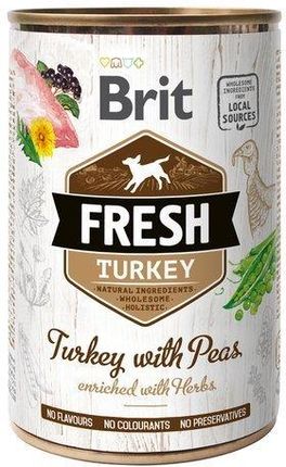 Brit Fresh Turkey With Peas 400G