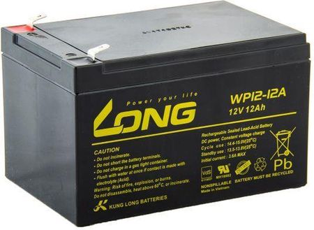 Long 12V 12Ah Akumulator Kwasowo-Ołowiowy F2 (PBLO12V012F2A)