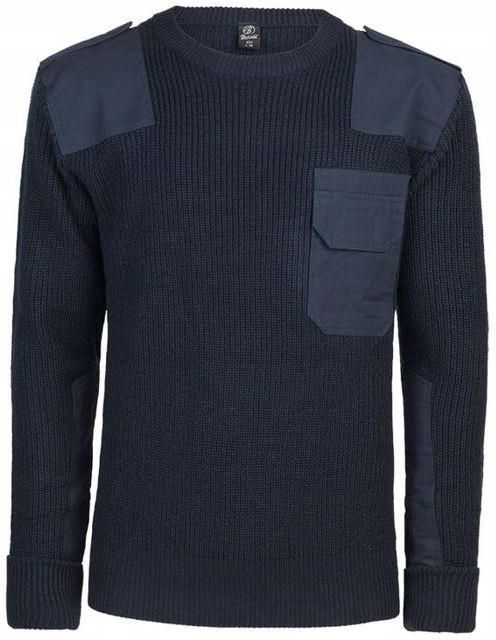 Desert Hawk Tactical Duitse legertrui Brandweer Marine Veiligheid Gebreide trui, Zwart, L