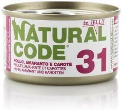 Natural Code Cat 31 Chicken Amaranth And Carrots In Jelly 85G