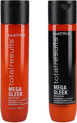 Matrix Total Results Mega Sleek odżywka do włosów 300ml + szampon do włosów 300ml
