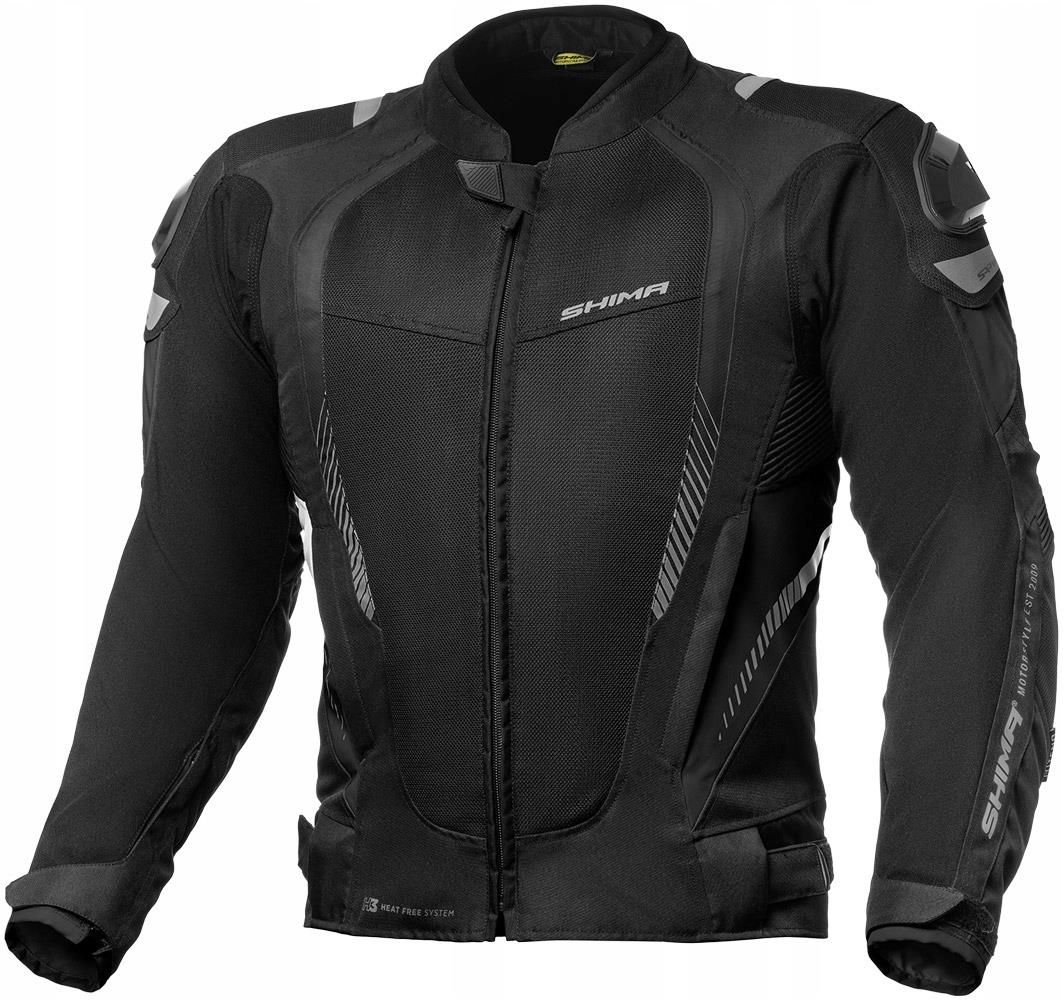 Odzież motocyklowa Kurtka na lato Shima Mesh Pro czarna L kurtka motocyklowa mesh czarna