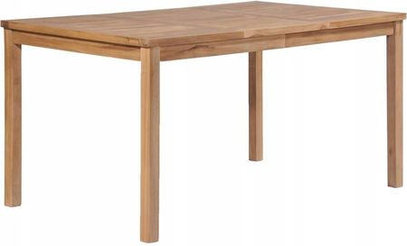 Stół do ogrodu, lite drewno tekowe, 150 x 90 x 77