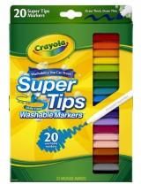 Crayola Flamastry Supertips Pastelowe Kolory 20Szt.