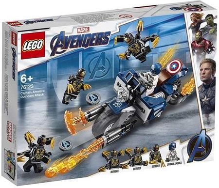 LEGO Marvel 76123 Kapitan Ameryka: Atak Outriderów