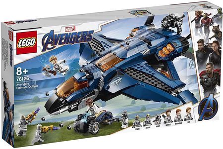 LEGO Marvel 76126 Wspaniały Quinjet Avengersów 