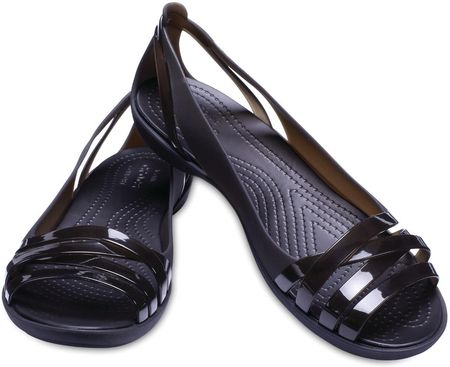 crocs huarache flat black