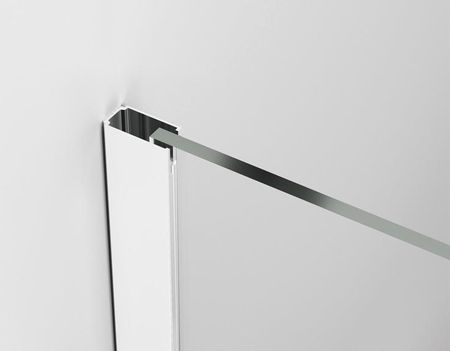 Sanswiss Easy Black Line Walk-In 100 Czarny Mat Str4P1000607 - zdjęcie 2