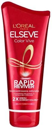 L’Oreal Paris Elseve Rapid Reviver Color Vive Skoncentrowana Odżywka Do Włosów Farbowanych 180 ml