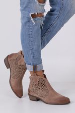 wiosenne botki skorzane