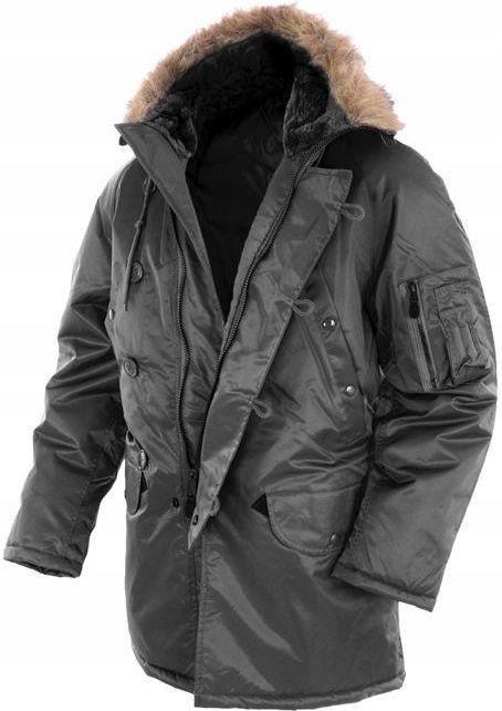 Kurtka Zimowa Alaska N3B Parka Us Army Czarna 3XL Ceny i kurtka zimowa alaska n3b parka us army 3xl