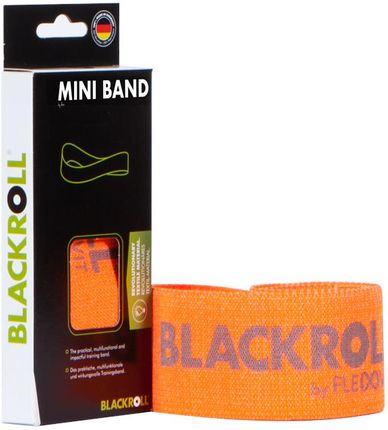 Blackroll Taśma Mini Band Pomarańczowy Słaby By Ann