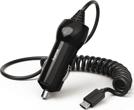 Hama Ładowarka samochodowa Micro USB 12V 1,2A czarna (183253)