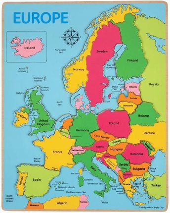 Bigjigs Toys Puzzle Mapa Europy 25El.