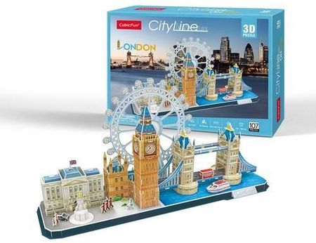 Cubic Fun Puzzle 3D City Line London 107El.