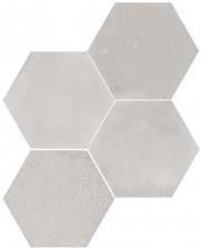 Wow Concrete Hexagon Light Grey 20X23