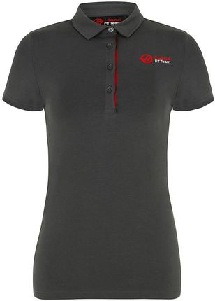 Koszulka Polo damska Logo szara Haas F1 Team - Ceny i opinie CUDZ