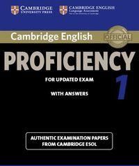 Cambridge English Proficiency 1 for Updated Exam - Cambridge University Press