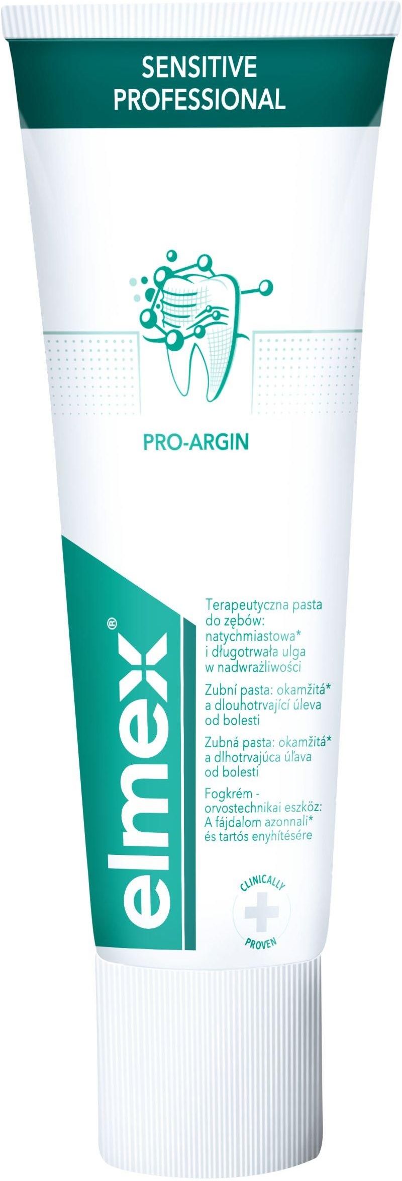 elmex Sensitive Professional terapeutyczna pasta do zębów na nadwrażliwość 75 ml - zdjęcie 1 elmex Sensitive Professional terapeutyczna pasta do zębów na nadwrażliwość 75 ml