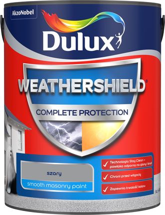 Dulux Weathershield Complete Protection Szary 5l