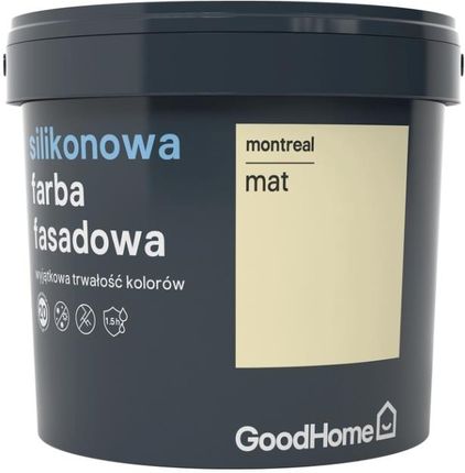 GoodHome Farba Elewacyjna Premium Magnolia 5 L