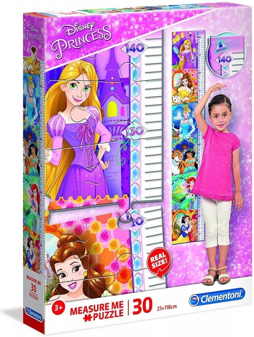 Clementoni Disney Princess Puzzle 30El. Miara wzrostu 20328 - Ceny i ...