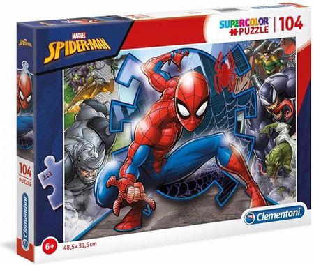 Clementoni Puzzle 104El. Super Kolor Spiderman