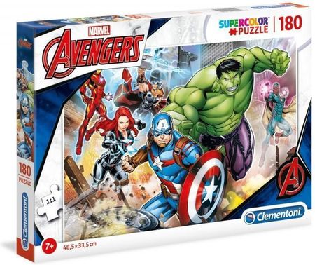 Clementoni Marvel Avengers Puzzle 180El. Super Kolor