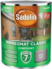 Zdjęcie Sadolin Impregnat Do Drewna Hybrydowy Ciemny Szary 0,75L - Stepnica