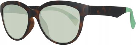 okulary damskie Guess GU7433 brązowe nerdy lustro