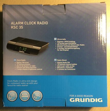 Sprzęt audio z outletu Produkt z Outletu: Radiobudzik Grundig Ksc