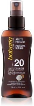 Babaria Sun Protective olejek ochronny do opalania w sprayu SPF 20 100ml