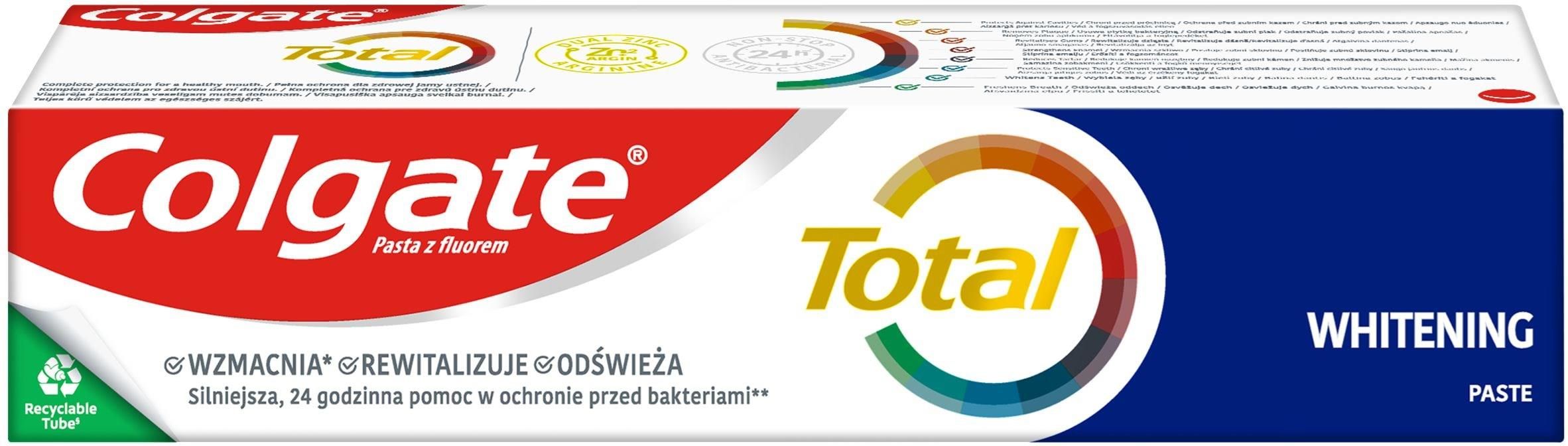 pasta colgate total whitening