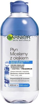 Garnier Skin Naturals Płyn Micelarny z olejkiem i ekstraktem z bławatka dwufazowy 400 ml