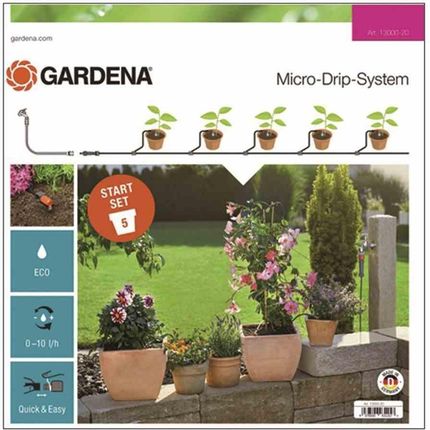 Gardena Micro-Drip-System - zestaw podstawowy S do roślin doniczkowych (13000-20)