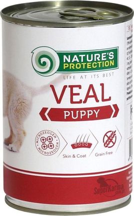 Nature'S Protection Puppy Veal Cielęcina 400G