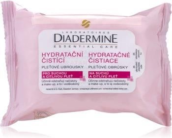 Diadermine Essentials oczyszczające chusteczki do twarzy do cery wrażliwej i suchej 25szt