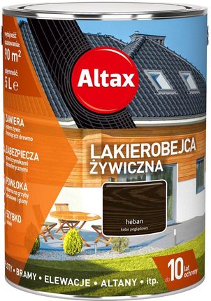 Altax Lakierobejca Żywiczna Heban 5L