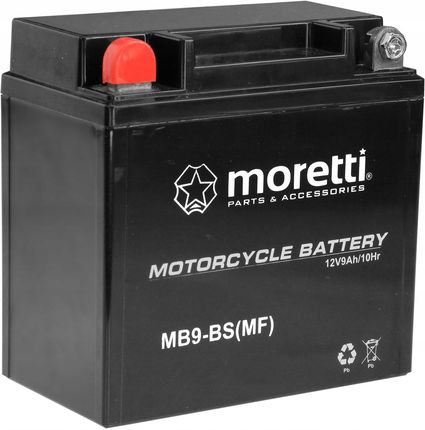 Akumulator Żelowy MB9-BS YB9-BS 9Ah Agm Moretti