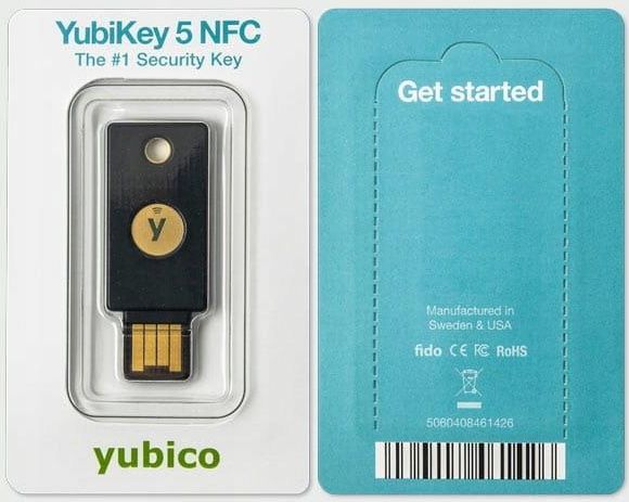 Yubico YubiKey 5 NFC - zdjęcie 2 Yubico YubiKey 5 NFC